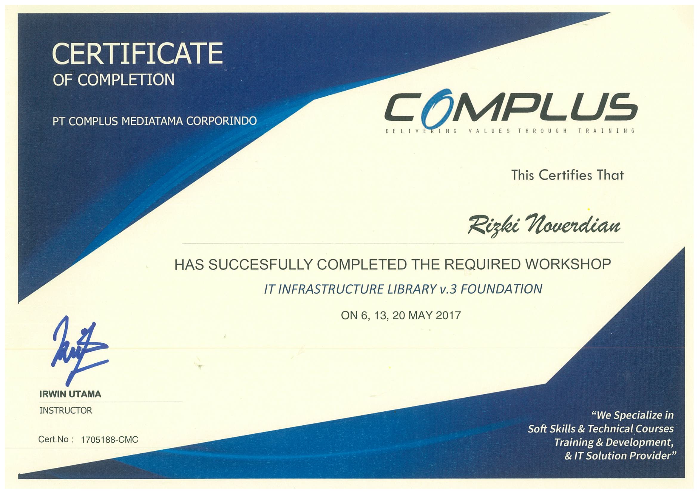 ITIL Certificate